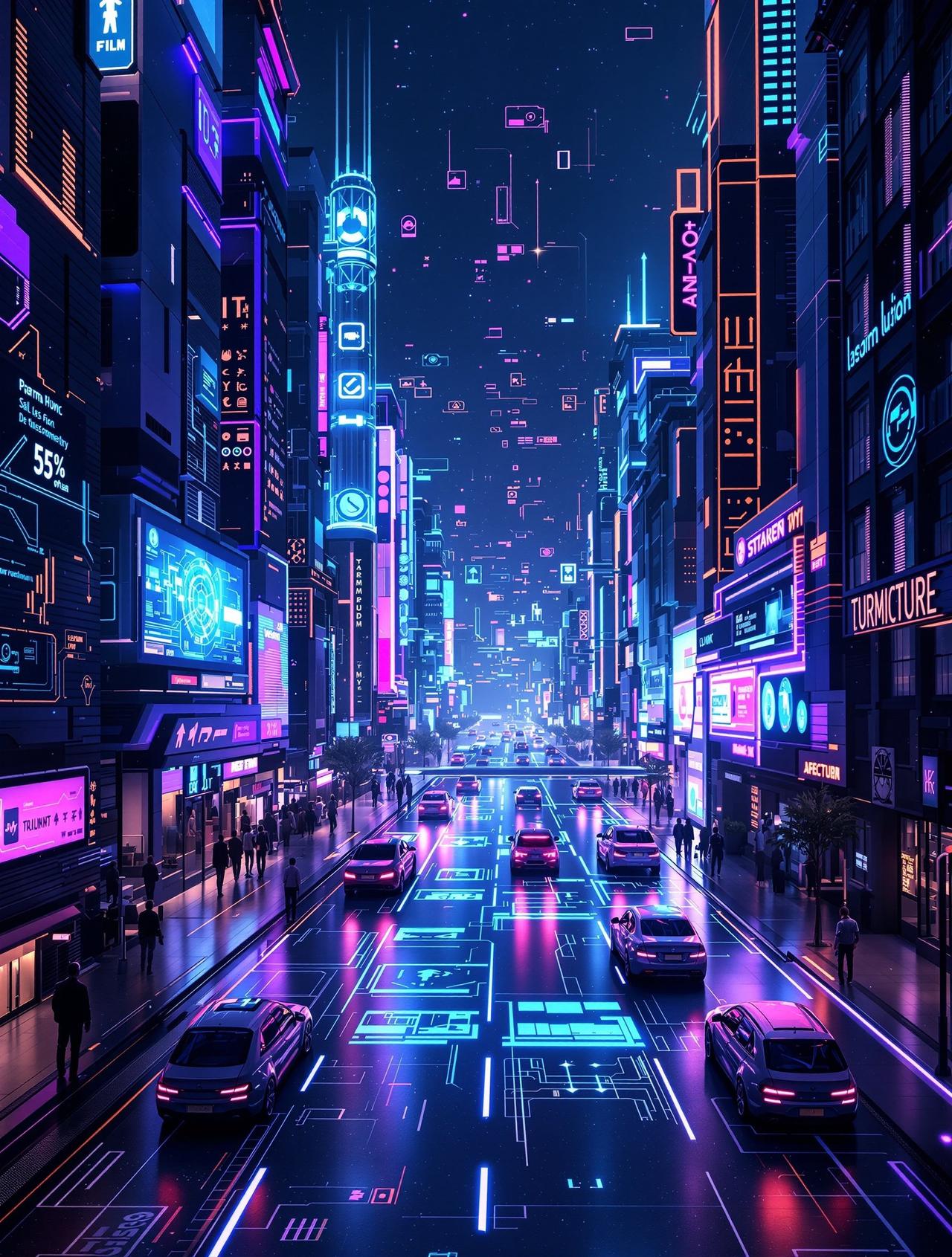右手影视作品《未来城市》海报
